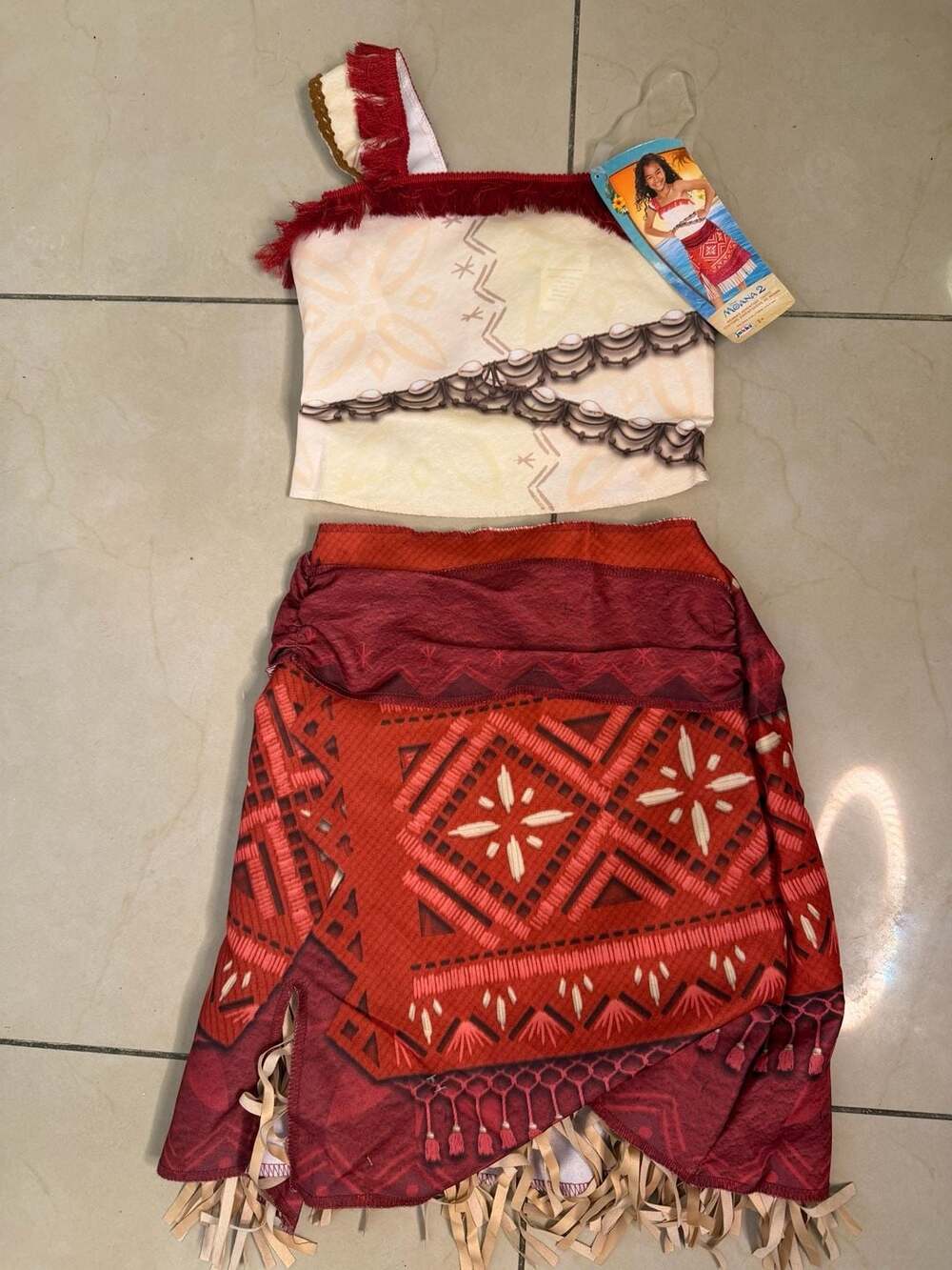Jakks Pacific Disney Moana 2 Adventure Outfit Size 4-6X